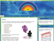 Tablet Screenshot of harmonynhealth.net